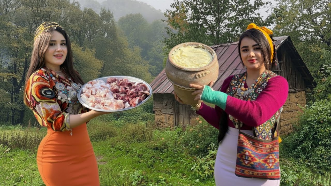 Непростая жизнь девушек-кочевниц | Выполнение повседневных дел со сломанными руками 😱