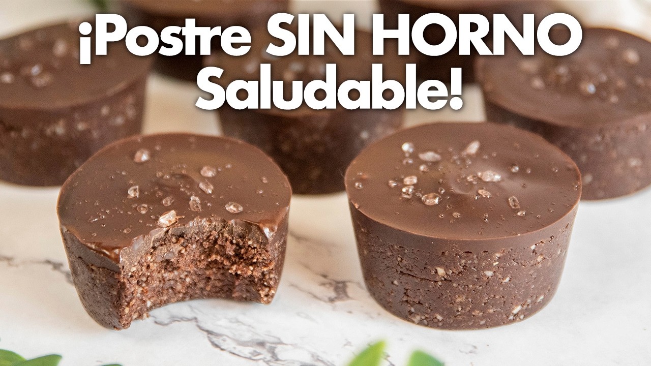 Snacks Saludables de CHOCOLATE con 5 Ingredientes 🍫❤️ (Recetas Sin Azúcar y Sin Horno)