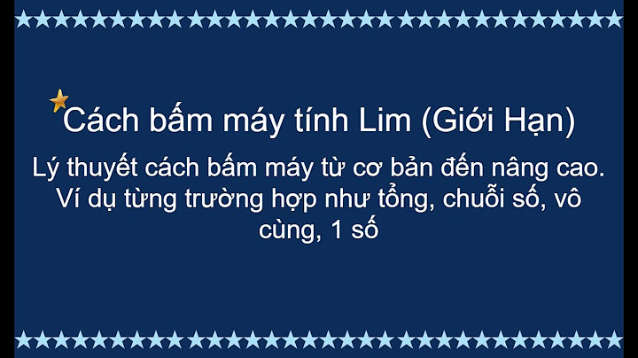 Cách bấm máy tính vi phân toán cao cấp