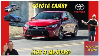 Los 3 mejores Toyota Camry que puedes comprar.