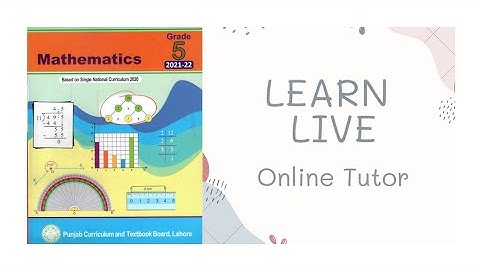 Class 5 Mathematics, Unit 2, HCF & LCM, Exercise 1, Question 1(part a- l) Punjab Board,Federal Board