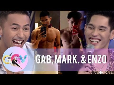 Enzo and Gab confess that they take shirtless selfies to look \