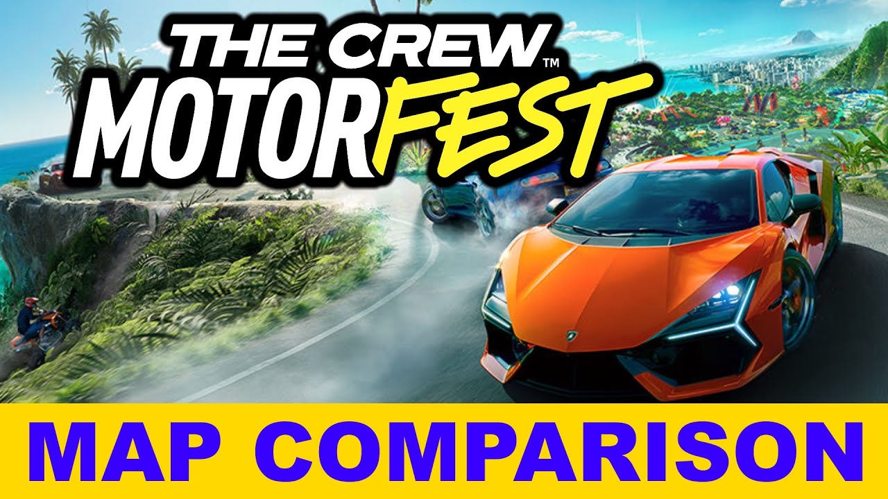 How big is The Crew Motorfest map compared to past games? - Charlie INTEL