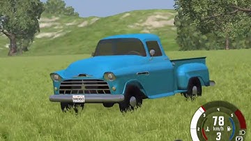 Gavril chevy truck barrier and pole test crash