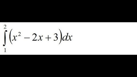Evaluate the Definite Integral | Calculus 04