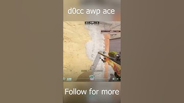 d0cc ace with awp again #clutch #counterstrike2 #cs2 #cs2clips #cs2clutch #cs2funny #fyp