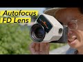 Canon Nailed Autofocus...40 Years Ago! Canon FD 35-70mm ƒ/4 AF