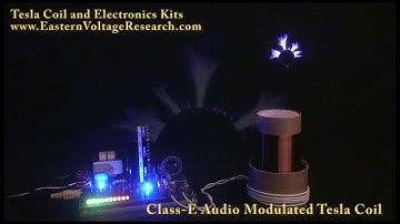 Class-E Audio Modulated Tesla Coil