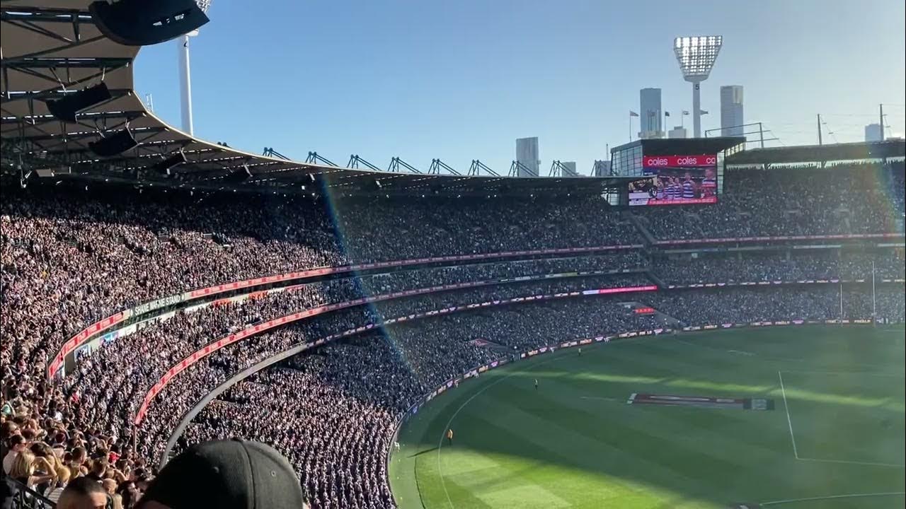 AFL Finals 2022 Australian National Anthem (Collingwood vs Geelong) YouTube AFL Finals 2022 Australian National Anthem (Collingwood vs Geelong) YouTube
