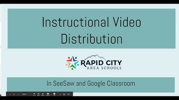 Video Distribution in Google Classroom & SeeSaw | New to RCAS Teacher Virtual Training | 10.6.20