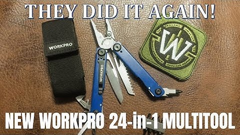 THEY DID IT AGAIN!!! New WorkPro 24-in-1 Multitool