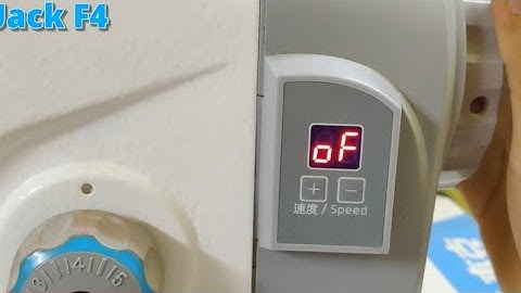 Jack F4 "OFF" Problem || Jack F4 Sewing Machine Off problem|| sewing machine off problem #viral