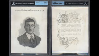 My Honus Wagner Rookie 1899 M101-1 Sporting News Issued 123 years ago TODAY!