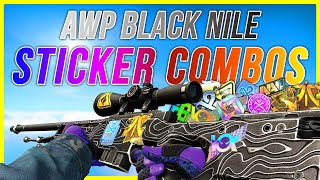 AWP Black Nile Sticker Combinations - Best AWP Black Nile Sticker Combos