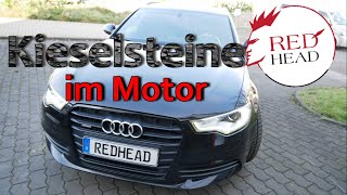 Woher kommen die Kieselsteine im Motor 😱vom Audi A6 4G 3.0 TDI? Hat es der Motor überlebt? | Redhead