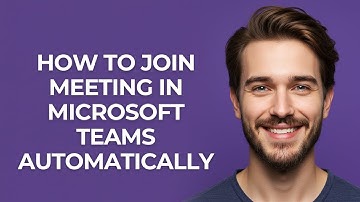 How to Join Meeting In Microsoft Teams Automatically - GUIDE!