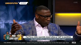 UNDISPUTED - Shannon Sharpe fires back after Paul Pierce, Celtics says that LeBron is \\