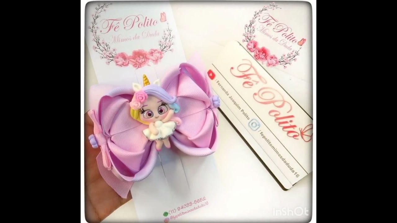 LAÇO FOFINHO 2 ❤️ RIBBON BOW HAIR DIY #diy #handmade #hairclips #laços  #foryou #moda #dicas #shorts 