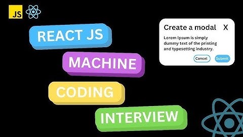 Top React Machine Coding Interview Questions | Crack Your Next Interview!