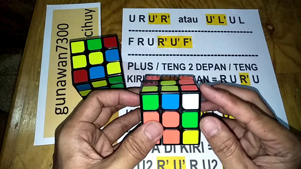 Rumus Rubik 3x3 Part 1 Youtube