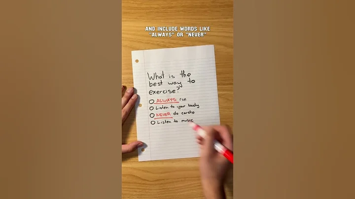 How to Ace Your Multiple-Choice Tests