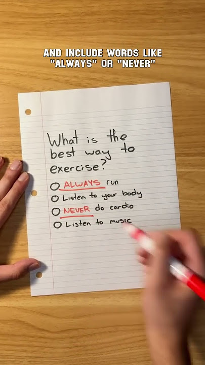 How to Ace Your Multiple-Choice Tests