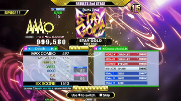 [DDR A3] STAY GOLD (ESP-16) 999,580 PFC