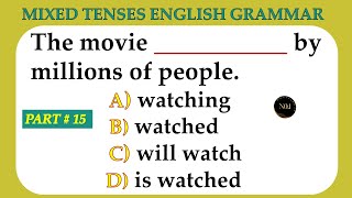 Mixed Tenses English Grammar Quiz Part 15 l Mixed Grammar test l 20 Questions l No.1 Quality English