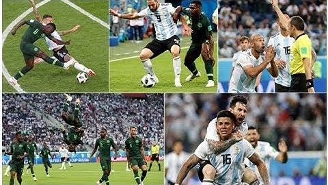 En fotos: así se vivió el infartante partido entre Nigeria y Argentina