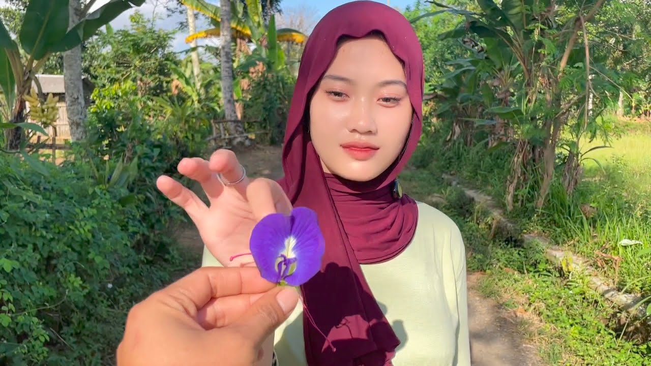 BIKIN SALTING😂‼️NENG MILAH PERAWAN DESA CANTIK DI GOMBALIN KAMERAMEN