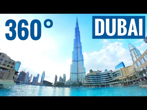 Best 360 VR videos World's highest skyscraper Dubai Burj Khalifa | Google Cardboard