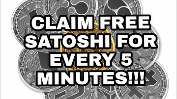 CLAIM FREE SATOSHI EVERY 5 MINUTES