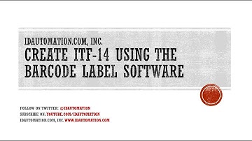 How to Create ITF-14 Barcodes using the Barcode Label Software