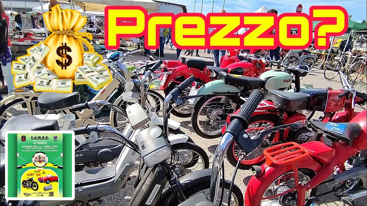 Caccia ai Tesori! Quanto costano Vespe Ciao e SI Piaggio e Moto d'epoca? Esploriamo la mostra CAMER