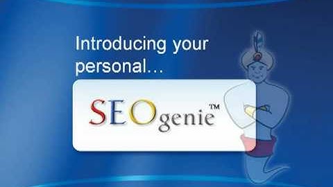 SEOgenie : General Introduction - Automated SEO Optimization