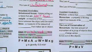 Newton's Laws Recap - Newton's Laws Graphic Organizer