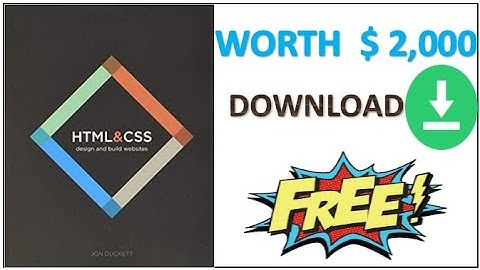 HTML & CSS Book 📚 by Jon Duckett |  Buffoon sachin