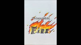 Fire beam tutorial 😱 Stickman #drawmaster