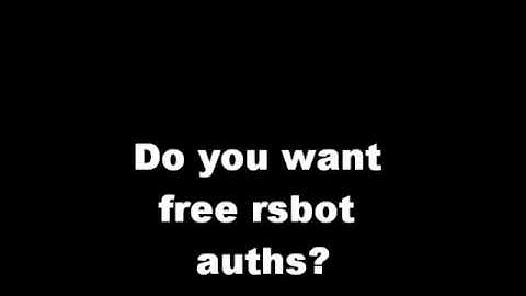[2010][Legit] RSbots Auth Generator
