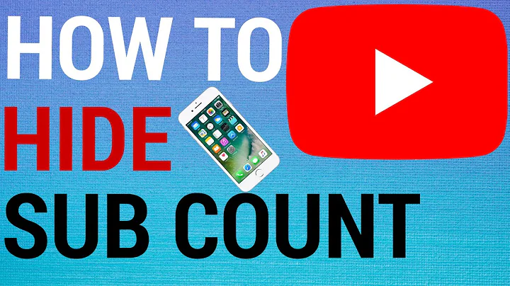 How To Hide Your Youtube Subscriber Count (on mobile)