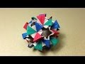 Modular Origami / Kusudama / Spike Ball /Sonobe 30units