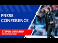 PRESS CONFERENCE | Steven Gerrard | Rangers v Hibernian