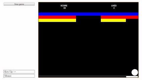 CodeSkulptor Breakout clone