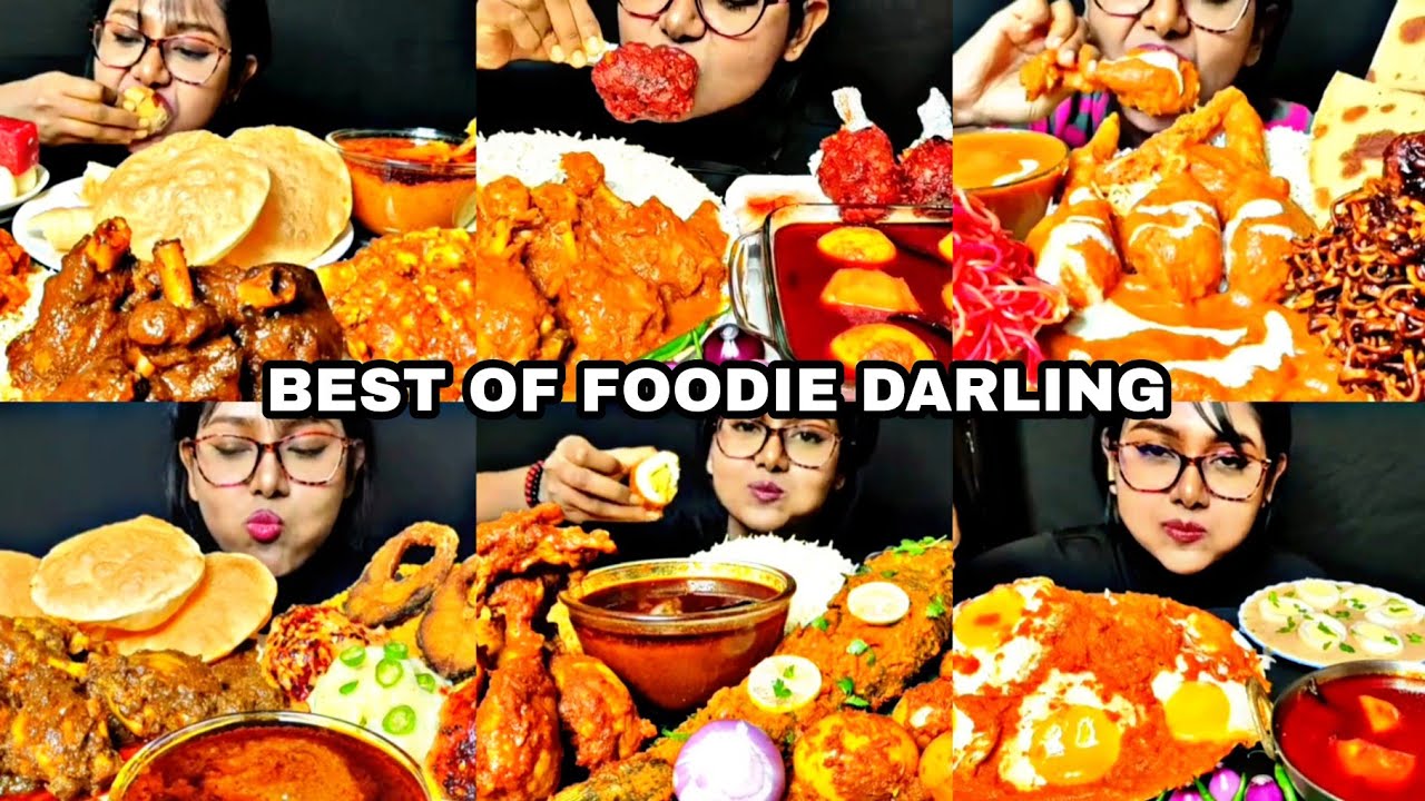 ASMR EATING SPICY CHICKEN CURRY, BUTTER CHICKEN, MUTTON BEST INDIAN