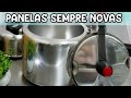 PANELAS SEMPRE NOVAS | MEU SEGREDO + JANDERLY NA COZINHA por CASA LIMPA