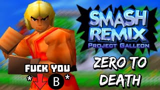 KEN 0 TO DEATH COMBO | Smash Remix Project Galleon 