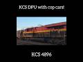 KCS dpu #railfanning #locomotive #train #engine #railfan #shorts