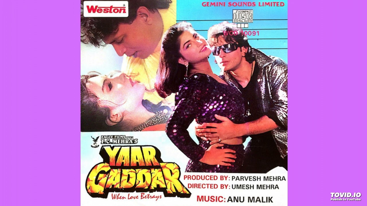 Mere Samne Hai Mera Jaanu Yaar Gaddar 1994   Kumar Sanu Alka Yagnik HQ Audio Song