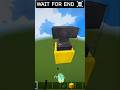 wait for end ☠️ #shorts #minecraft
