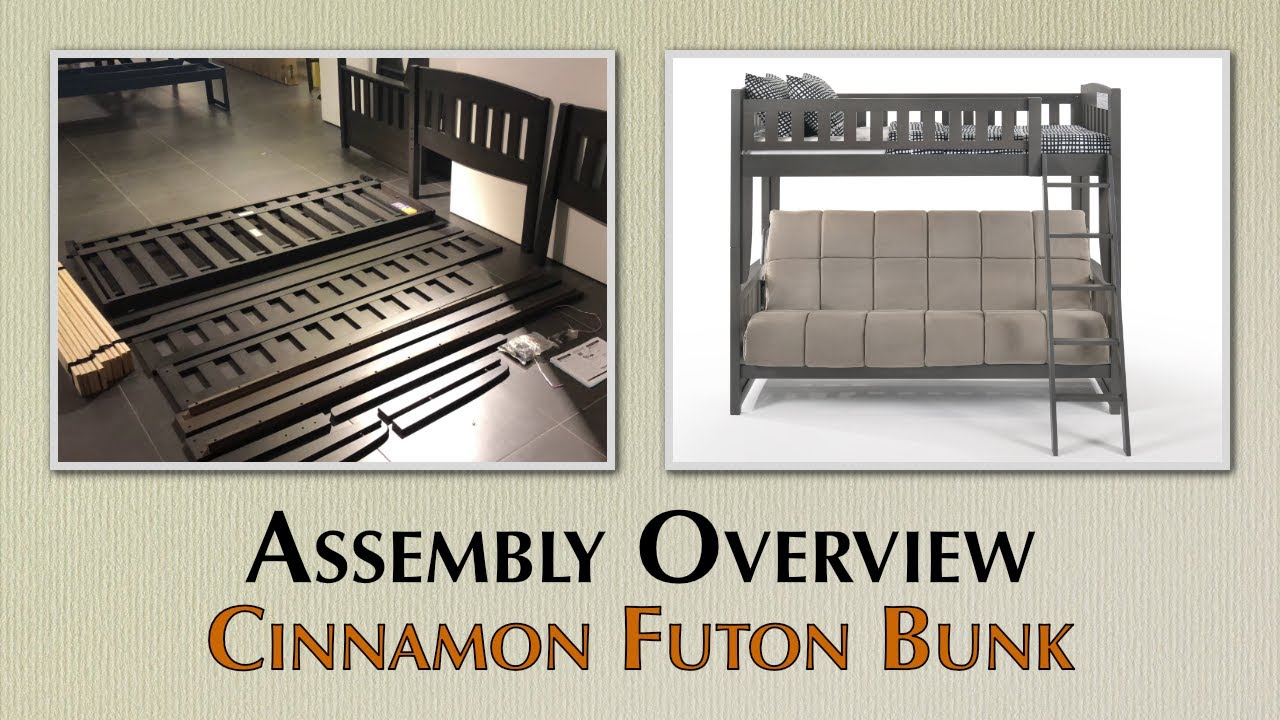 Cinnamon Futon Bunk Assembly You, Night And Day Bunk Bed Cinnamon